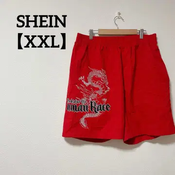 새상품급 SHEIN [ XXL ] 드래곤 프린트 숏팬츠
