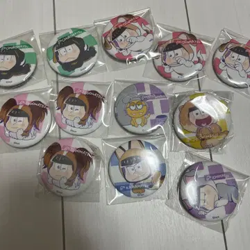 오소마츠 6쌍둥이 쓰리코인즈 콜라보 캔 배지