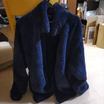 네이비 플리스 자켓
