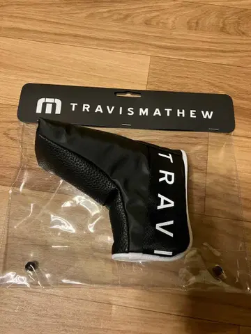 TRAVIS MATHEW 퍼터용 골프헤드커버 블랙