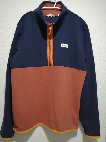 cotopaxi 네이비/오렌지 하프 지퍼 플리스 자켓 M 사이즈
