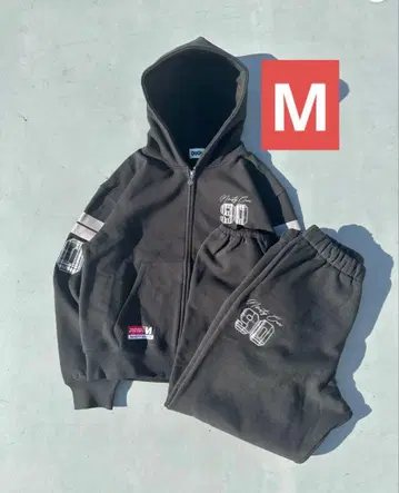 Numbering Check Zip Hoodie x Sweat Pants