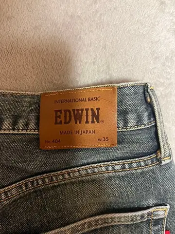 EDWIN 스트레이트 레그 데님 404 W35