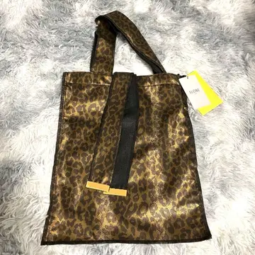 미사용 새상품 [ 슬로브 이에나 별주 ITTI ] 토트백 레오파드 무늬