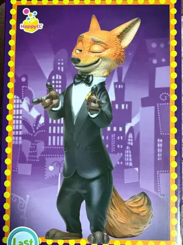 주토피아 Happy 복권 라스트 원상 턱시도 닉 피규어