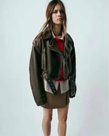 ZARA 가죽 자켓