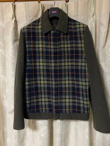 [ PPFM ] 울 혼방 체크 무늬 자켓