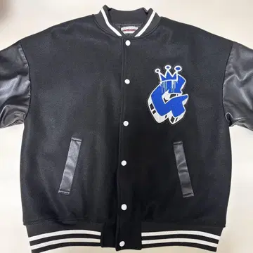 centimeter 바시티 자켓 블랙