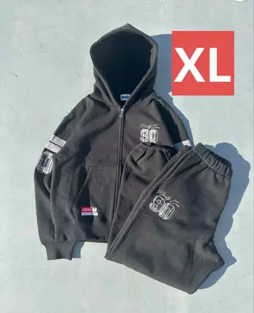 Numbering Check Zip Hoodie x Sweat Pants