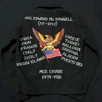 [컨디션 최상] 80s VINTAGE TOUR JACKET 베트남 자켓