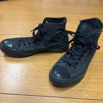 컨버스 올스타 블랙 하이컷 스니커즈