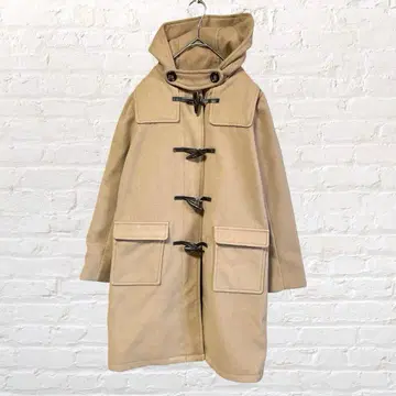 12520 INGNI 잉그 더플 코트 카멜 M 후드 구제 의류