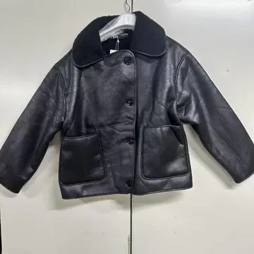 블랙 가죽 싱글 라이더 자켓 M 사이즈