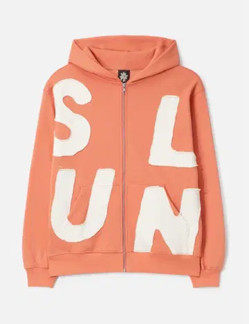 SUNLOVE Capital Brushed Zip Up Hoodie