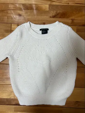 아르마니 익스체인지 화이트 니트