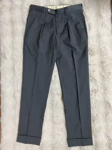 타임세일 GTA 봄/여름 그레이 원플리츠 슬랙스