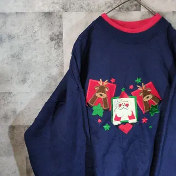 맨투맨 트레이닝복 네이비 L A21,18