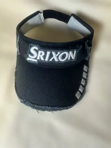 레어템 Srixon 바이저 블랙 스터드 데미지 가공