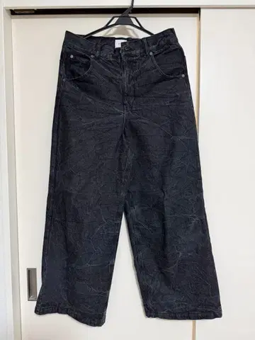 BlessU 블랙 와이드 팬츠