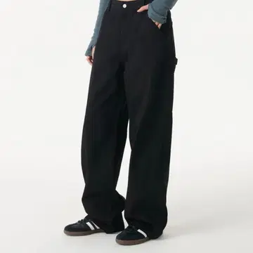 무신사 스탠다드 우먼 데님 와이드 카펜터 팬츠