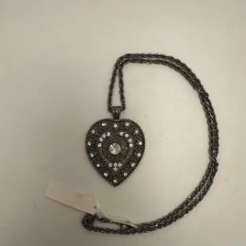 미사용 빈티지 하트 목걸이 80년대 목걸이
