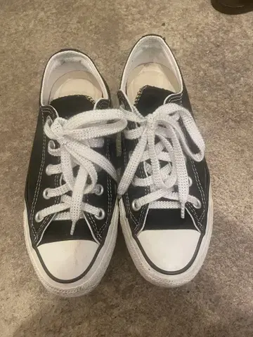 새상품급 레어품 Converse 블랙 스니커즈 23cm