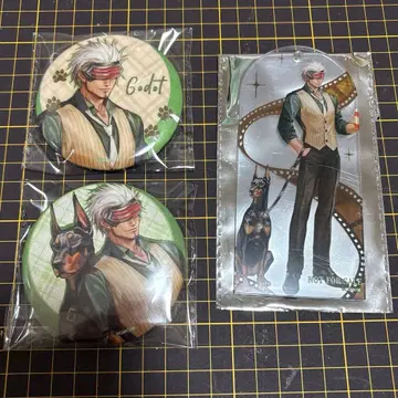 해외 공식품 고도 역전재판 캔뱃지 세트 특전 포함