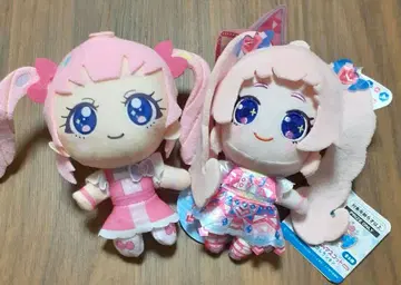 비밀의 아이프리 데포메 봉제 인형 마스코트 아오조라 히마리 2점 세트