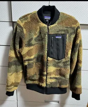 Patagonia 플리스 자켓 XS 카모플라쥬