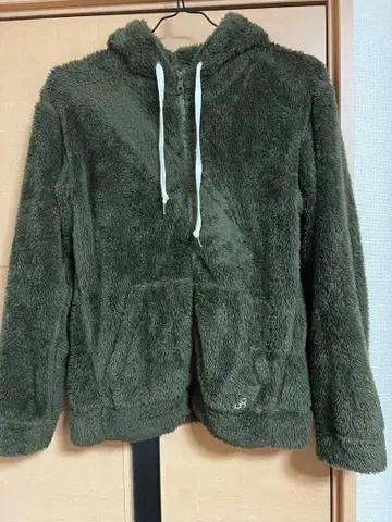 Johnbull 플리스 후드티 올리브 그린