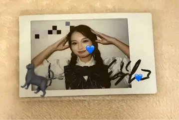 candytune 키리하라 미즈키 촬영 폴라로이드 사인 포함