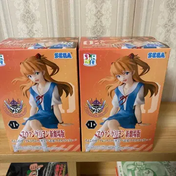 아스카 신극장판 프리미엄 피규어 2체 세트