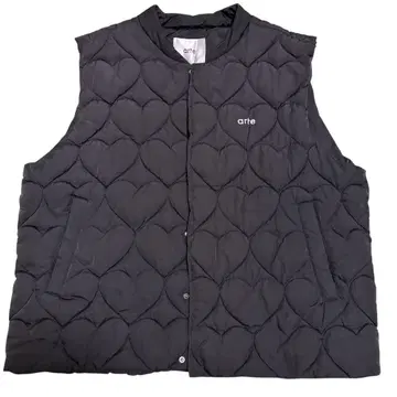 Arte Antwerp 하트 퀼팅 다운 베스트 L 블랙