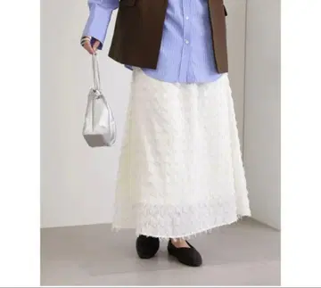 [주말 한정판] 프린지컷 자카드 스커트
