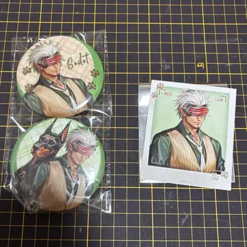 해외 공식품 역전재판 고도 캔뱃지 세트 특전 포함