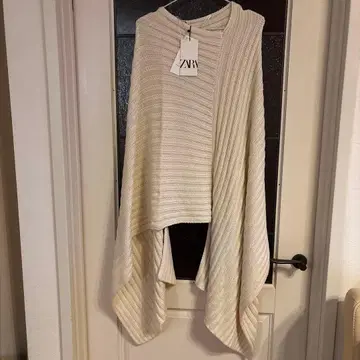 ZARA 아이보리 니트 가디건 긴팔