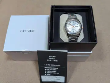 CITIZEN REGUNO 남성용 손목시계 실버/로즈 골드