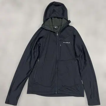 [ 새상품급 ] mont-bell 레일 액션 후드티 블랙 L