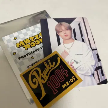 MAZZEL ROOM 포토 카드 스티커 세트 RYUKI