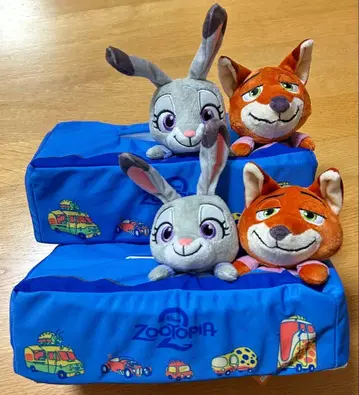 주토피아2 디오라마 티슈 케이스 x 2