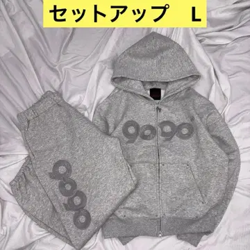 9090 girl OG 로고 셋업 gray size L