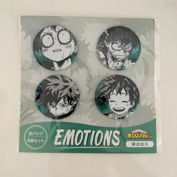 히로아카 미도리야 이즈쿠 캔뱃지 4개 세트 점프 봄 컬렉션 2024