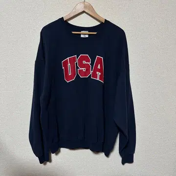 90년대 후반 JERZEES USA 프린트 네이비 트레이닝복