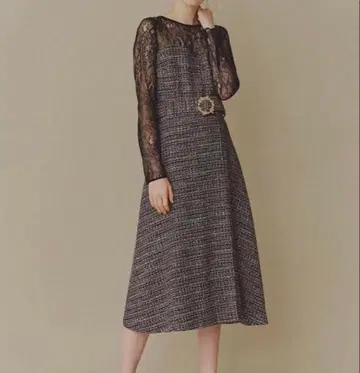 릴리 브라운 원피스 캔디 스톡