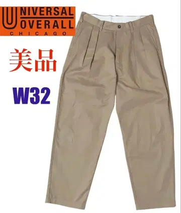 유니버셜 오버롤 새상품급 헤리티지 릴랙스 치노 팬츠 베이지
