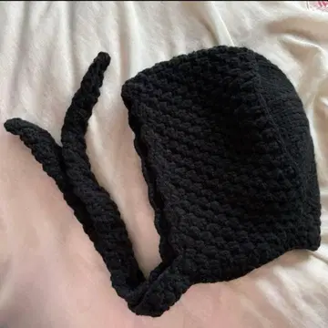 sally vintage 니트 보닛 햇