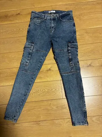 ZARA 카고 데님 팬츠 EUR42