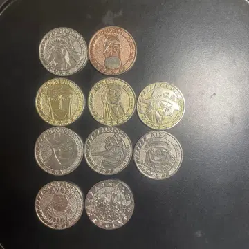 원피스 캐릭터 코인 세트 10개