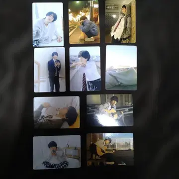 모토지마 스미마사 달력 출시 기념 트레이딩 카드 세트 10장