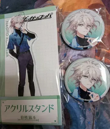 단간론파 로손 아크릴 스탠드 글리터 캔뱃지 코마에다 나기토